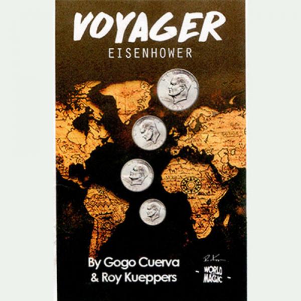 Voyager US Eisenhower Dollar (Gimmick and Online Instruction) by GoGo Cuerva