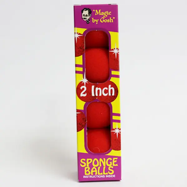 2 inch PRO Sponge Ball (Red) Box of 4 from Magic b...