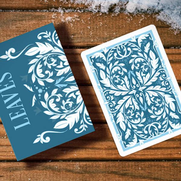 Leaves Winter (Blue) Playing Cards by Dutch Card H...