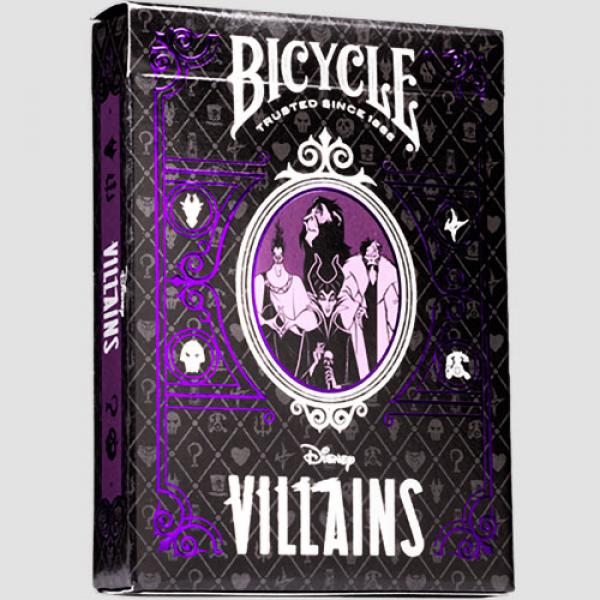 Bicycle Disney Villains (Purple)  by US Playing Ca...