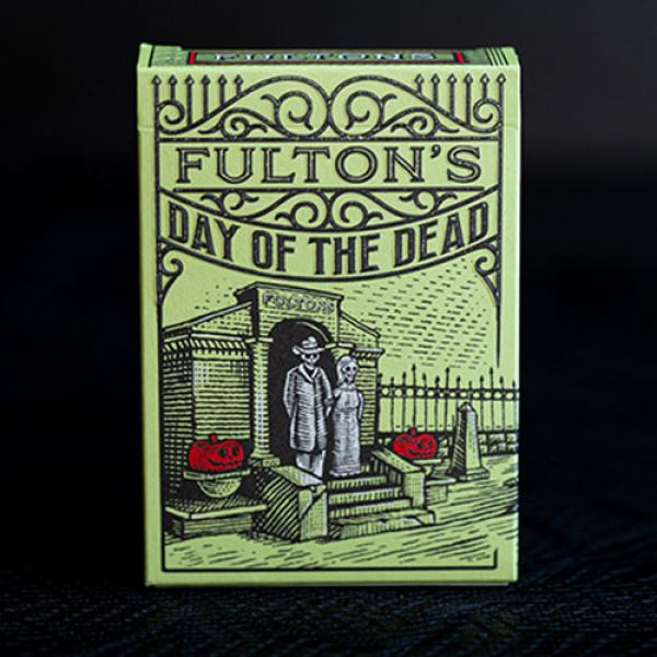 FULTON'S Day Of The Dead Green Edition Playing Cards