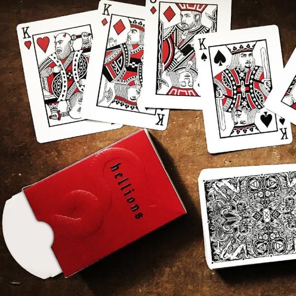 Madison Hellions Playing Cards by Ellusionsit