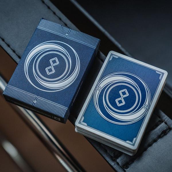 Mirage V4 Midnight Blue Edition Playing Cards by Patrick Kun 