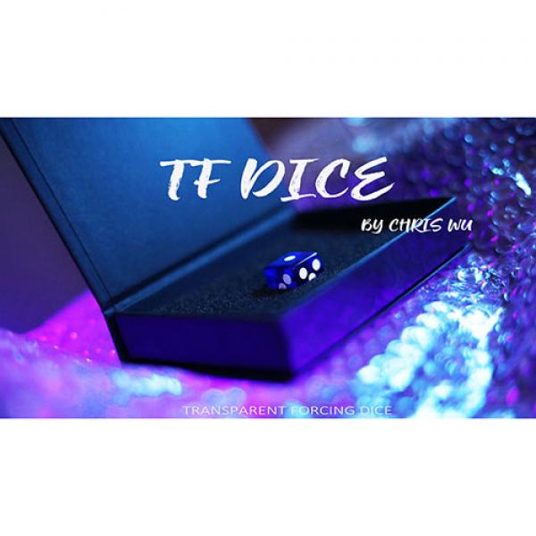 TF DICE (Transparent Forcing Dice) BLUE by Chris W...