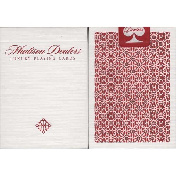 Madison Bordered Dealers by Daniel Madison & Ellusionist - Red