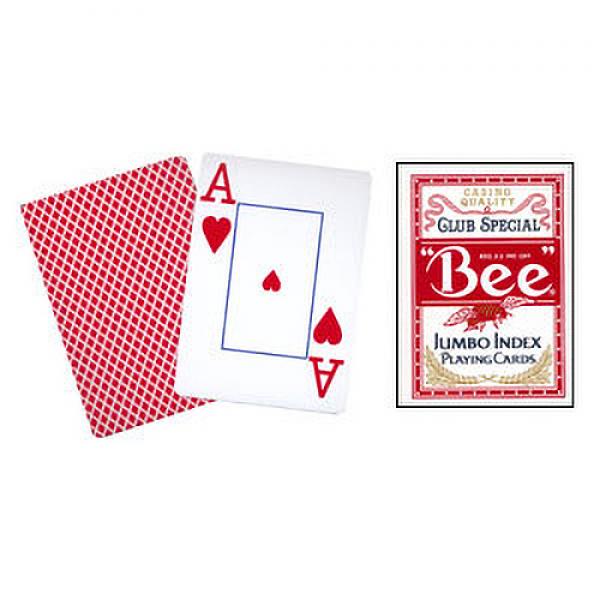 Cards Bee - Casino Quality Jumbo index - Red Back