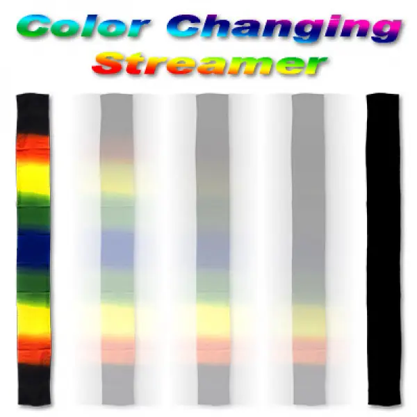 Color Changing Streamer - 100% Pure Silk