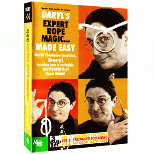 Expert Rope Magic Made Easy by Daryl - 3 Volume Co...