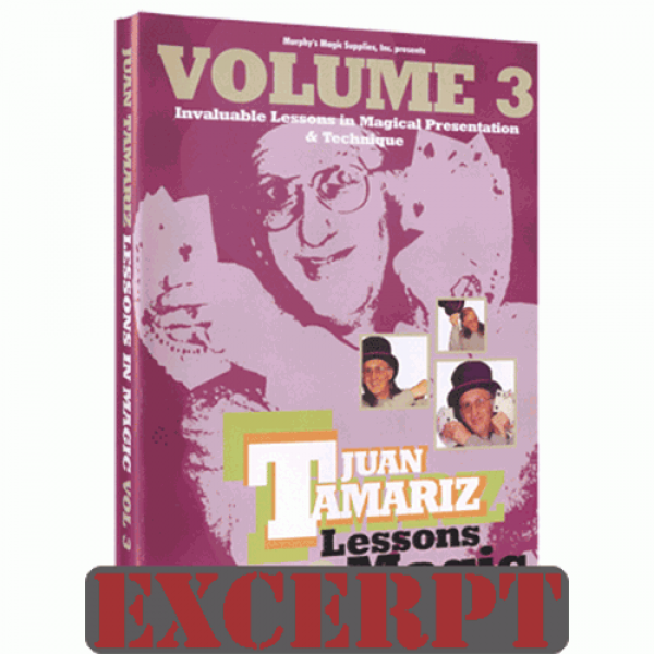 Lessons in Magic Volume 3 by Juan Tamariz video DO...