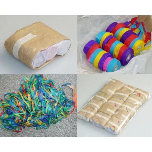 Throw Streamers - Multicolor - Pack of 15 (78 x 20...