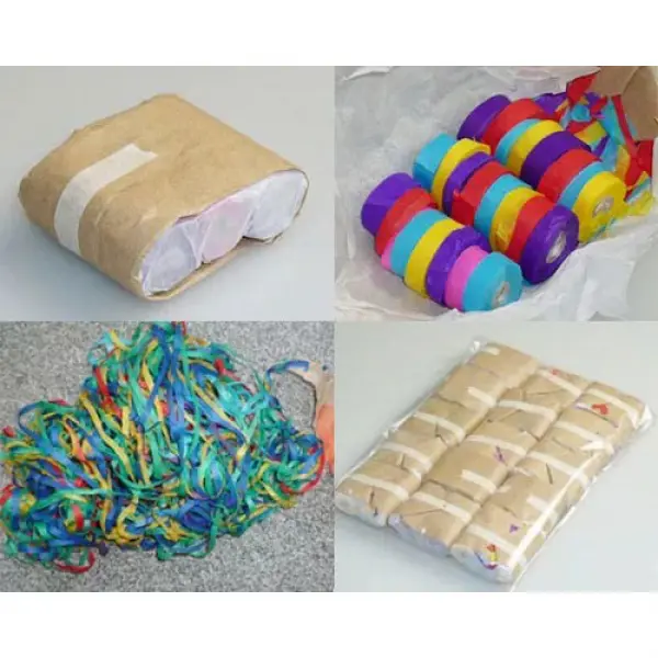 Throw Streamers - Multicolor - Pack of 15 (78 x 20...