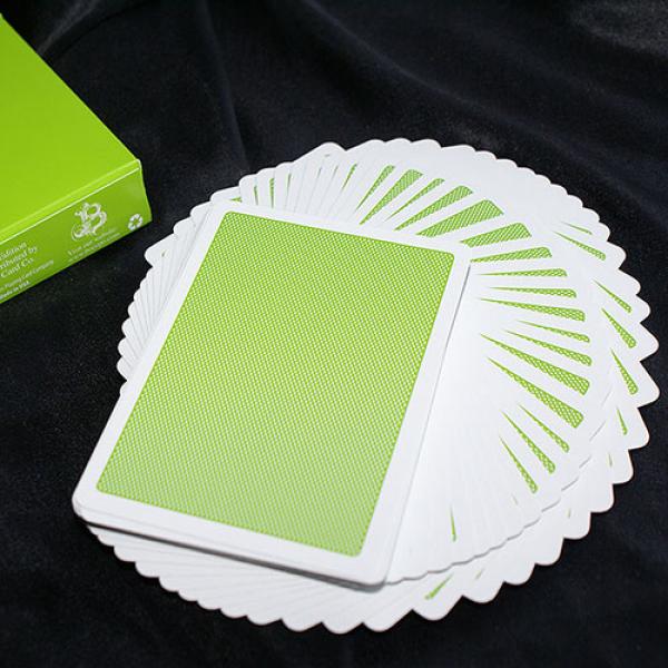 Steel Green Playing Cards (V2 Edition) by Bocopo