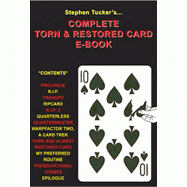The Complete Torn & Restored Card by Stephen Tucker - eBook DOWNLOAD