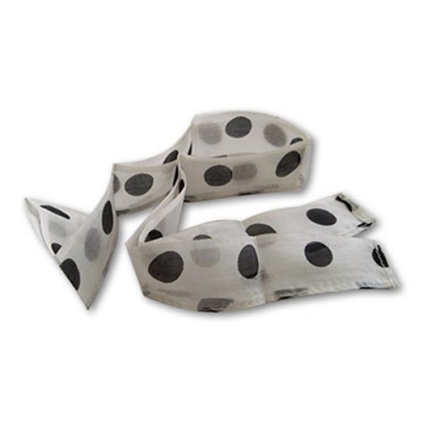 Thumb Tip Streamer(Polka Dots - Black dots on White) by Uday