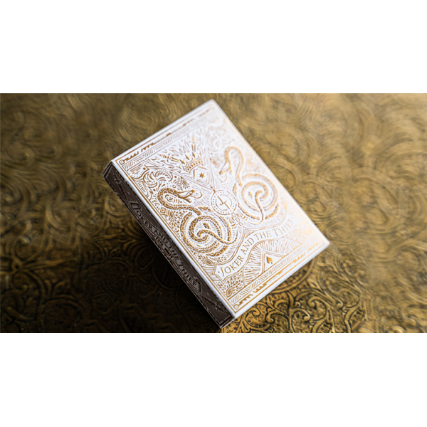 Mazzo di carte White Gold Edition V3 Playing Cards by Joker and the Thief