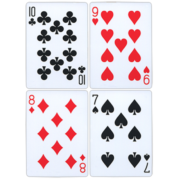 Fournier Plastic Playing Cards- Regular Pips (red)