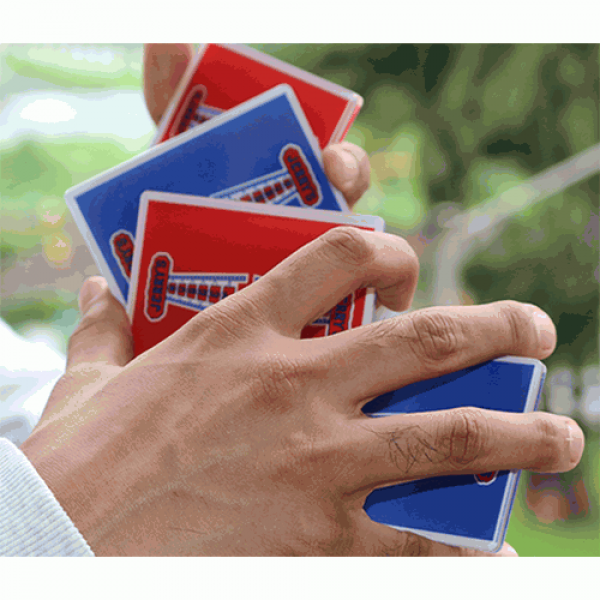 Jerry Nugget Cardistry Trainers (Blue Double Backer) by Magic Encarta -  Set of 5