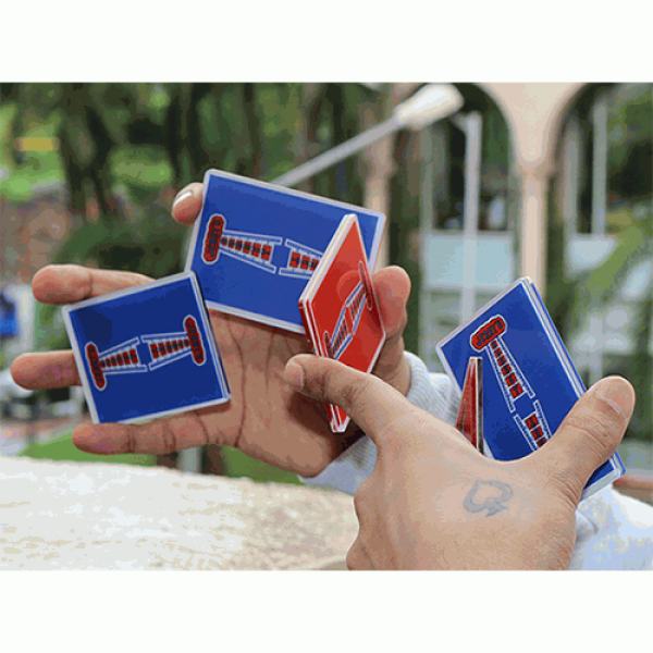Jerry Nugget Cardistry Trainers (Blue Double Backer) by Magic Encarta