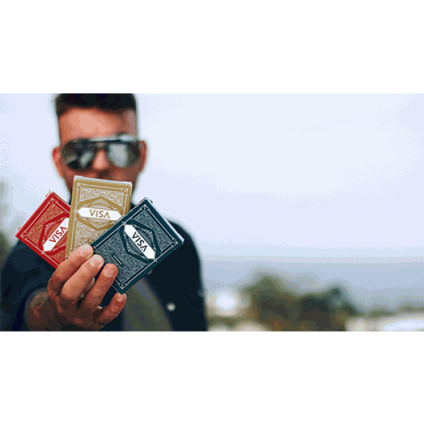 VISA Red Playing Cards by Patrick Kun and Alex Pandrea