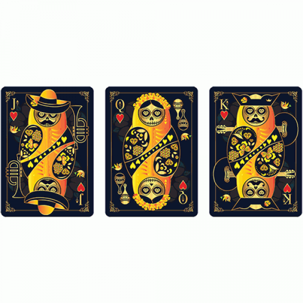 Calaveras de Azúcar Blue Edition Playing Cards Printed by USPCC