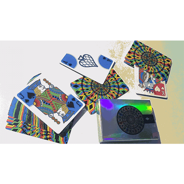Rainbow Illusion Metallic Playing Cards V2