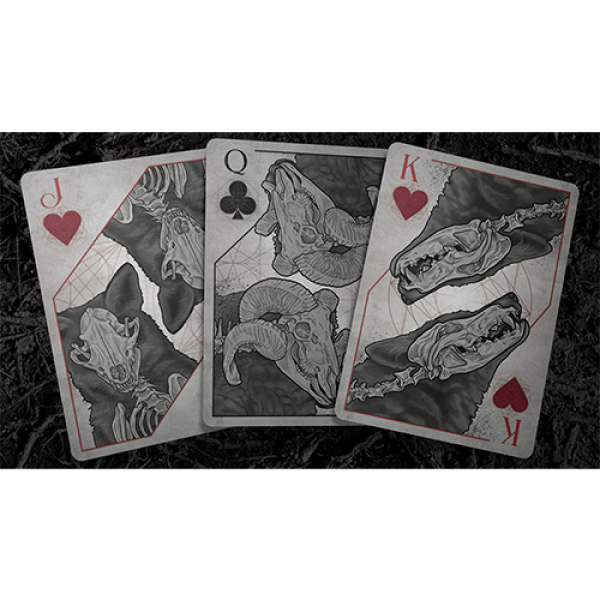 Bones (Dust) Playing Cards by Brain Vessel