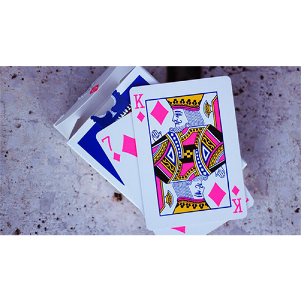 Royal Blue Gemini Casino Playing Cards by Toomas Pintson