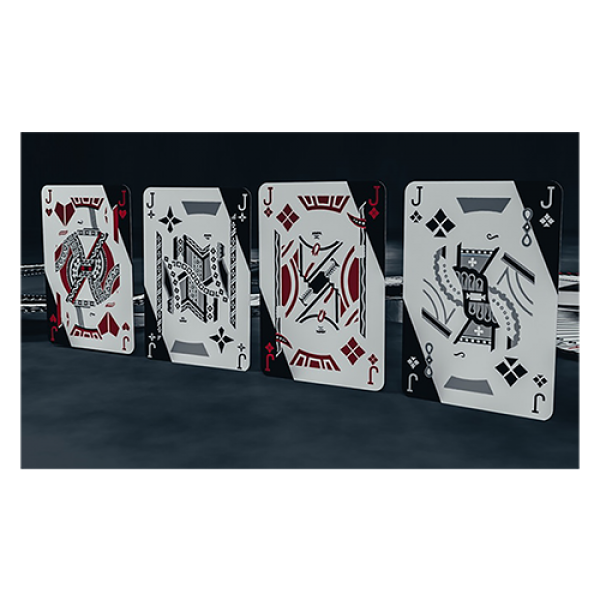 Bicycle Cardistry Black and White Playing Cards by De'vo vom Schattenreich and Handlordz