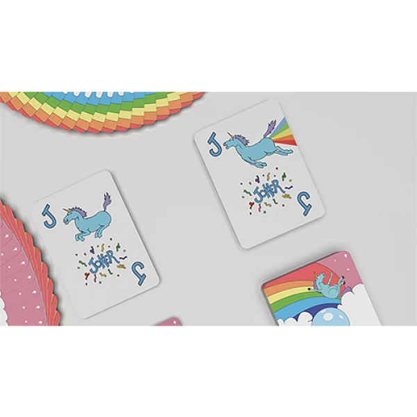 Rainbow Unicorn Fun Time! Playing Cards by Handlordz - Special Edition