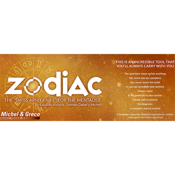 The Zodiac (Gimmicks and Online Instructions) by Vernet