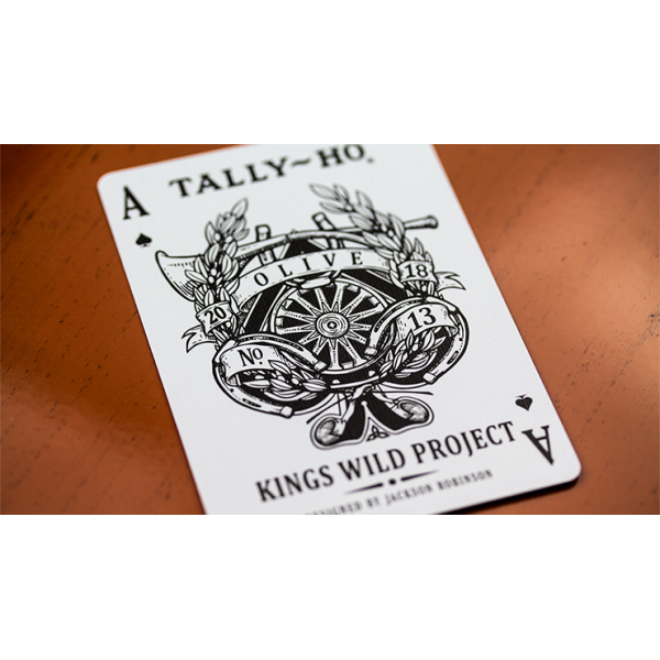 Olive Tally Ho Playing Cards by Jackson Robinson