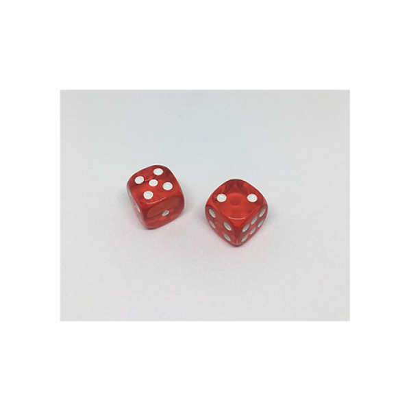 Dice Without Two CLEAR RED (2 Dice Set)