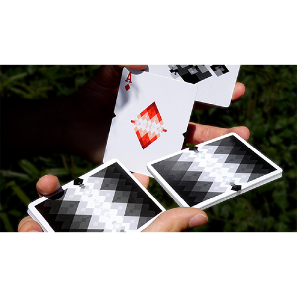 Diamon Playing Cards N° 10 Black and White