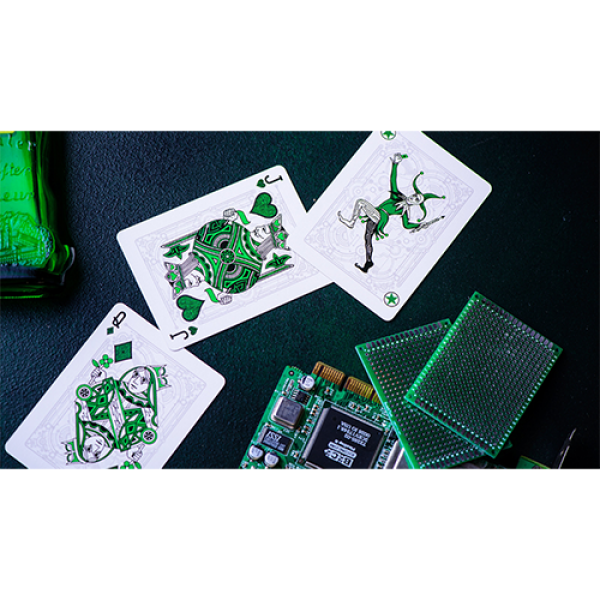 Cyberpunk Green by Elephant Playing Cards