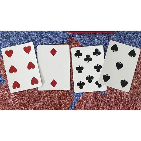Limited Late 19th Century Square Faro Gilded (Blue) Playing Cards