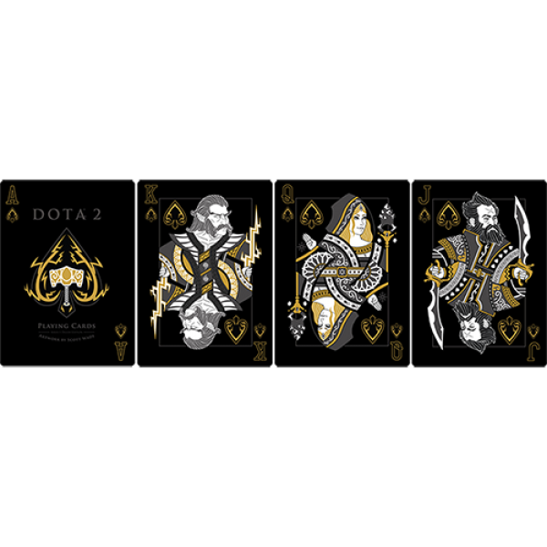 DOTA 2 Deluxe Playing Cards (Black)