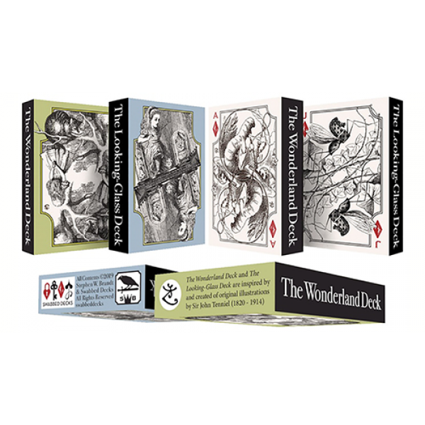 The Wonderland and Looking-Glass Playing Card Set by Stephen W. Brandt