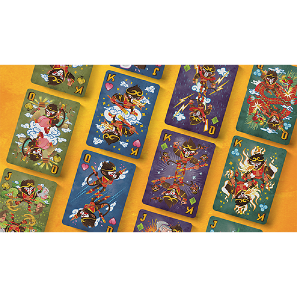 Bicycle Monkey King Playing Cards by Riffle Shuffle