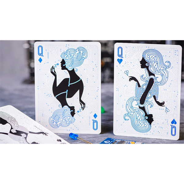 Circuit (Blue) Playing Cards by Elephant Playing Cards
