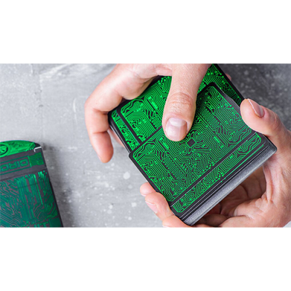 Circuit (Green) Playing Cards by Elephant Playing Cards