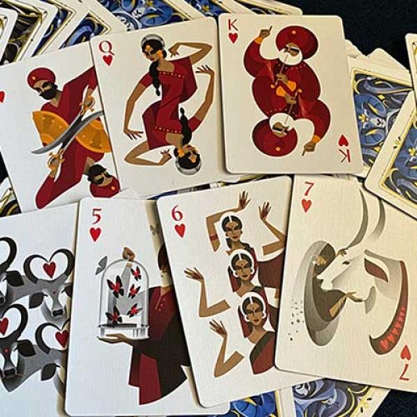 5th Kingdom Semi-Transformation (Player Edition Gilded Blue 2 Way) Playing Cards