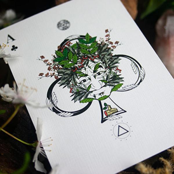 The Green Man Playing Cards (Spring)  by Jocu