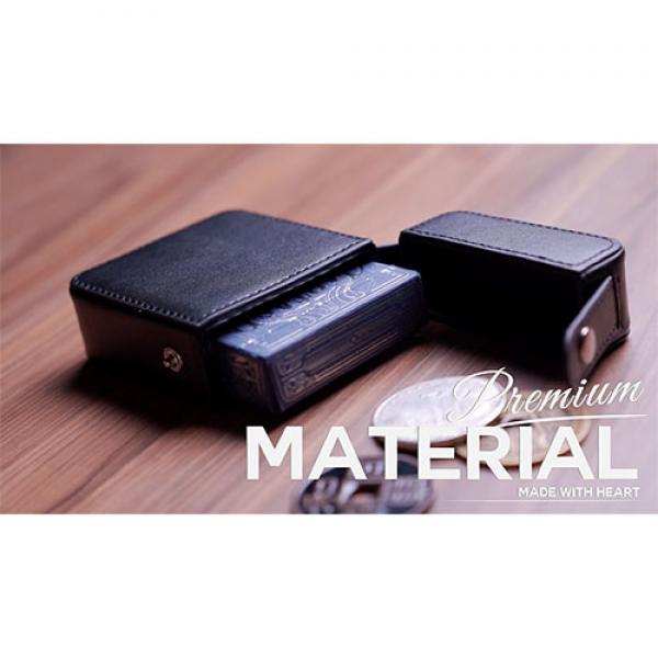 MAZE Leather Card Case (Black) by Bond Lee