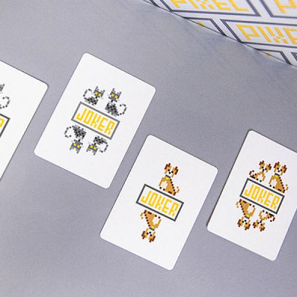 Bicycle Pixel (Dog) Playing Cards by TCC