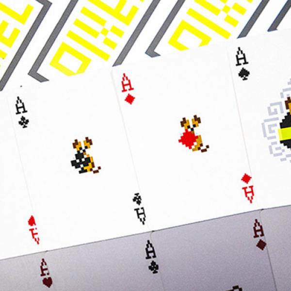 Bicycle Pixel (Dog) Playing Cards by TCC