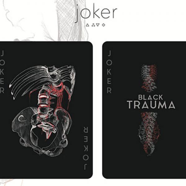 Black Trauma Playing Cards