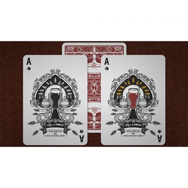 Hops & Barley (Deep Amber Ale) Playing Cards by JOCU Playing Cards