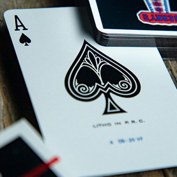 Gilded Vintage Feel Jerry's Nuggets (Black) Playing Cards