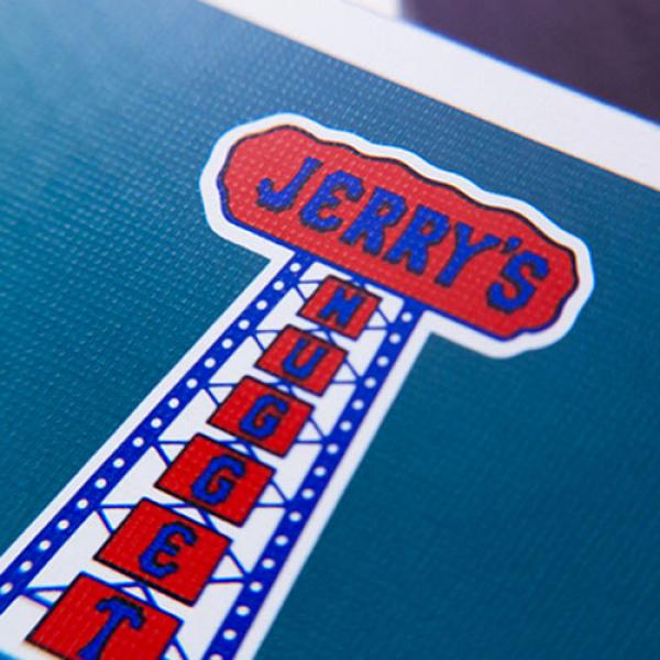 Gilded Vintage Feel Jerry's Nuggets (Aqua) Playing Cards