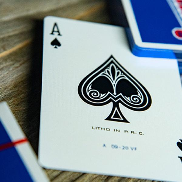 Gilded Vintage Feel Jerry's Nuggets (Blue) Playing Cards